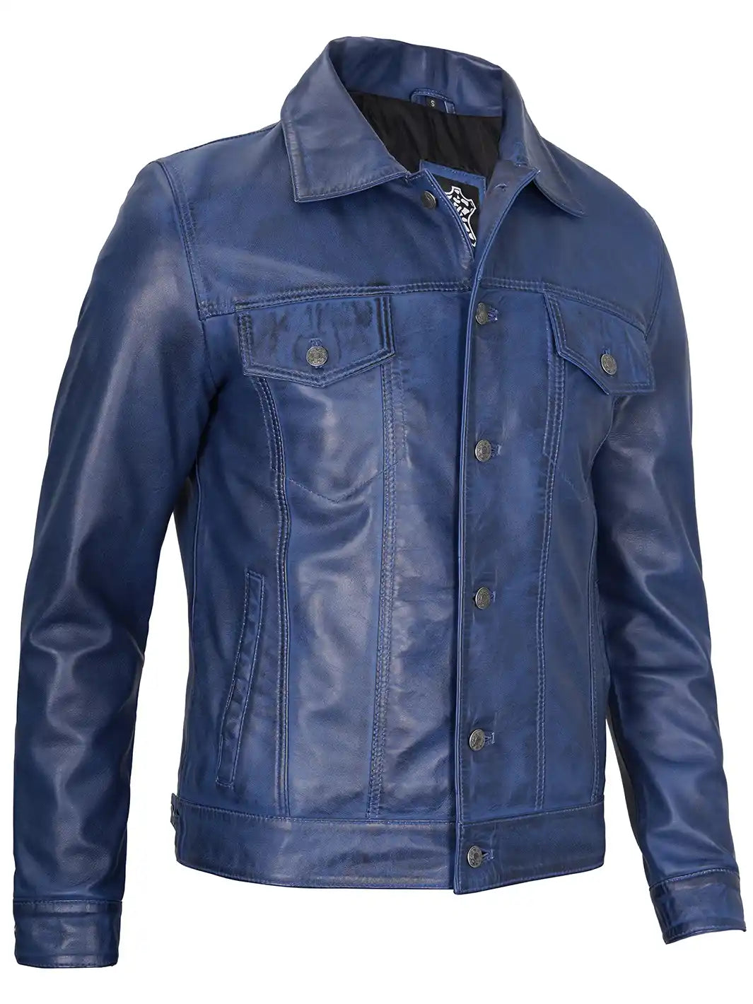 Veste en cuir pour hommes