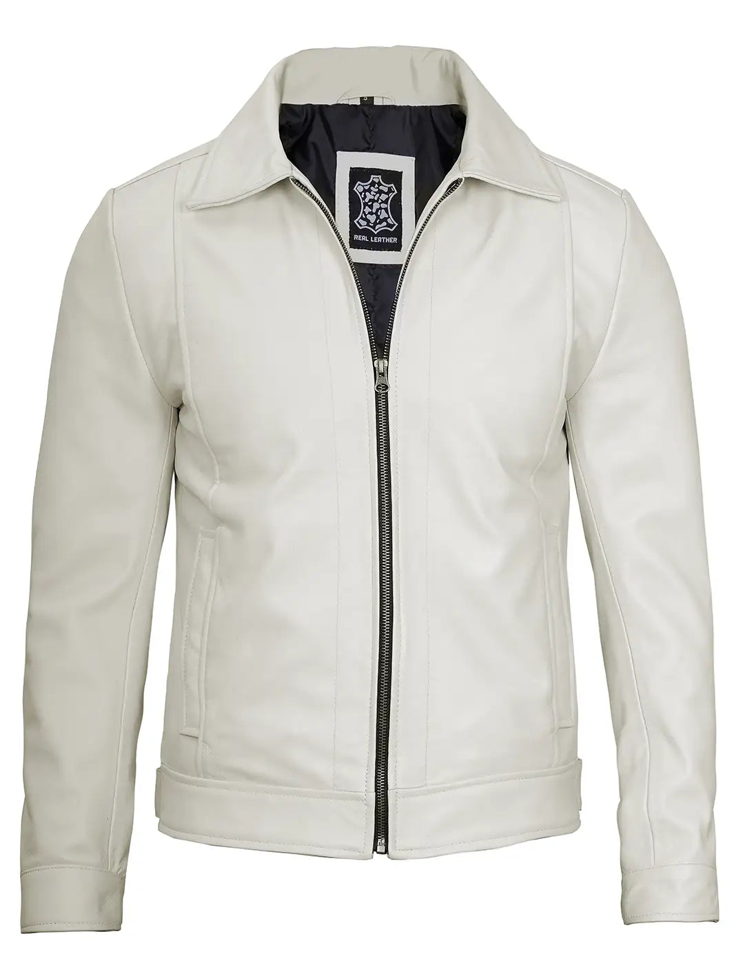Veste en cuir pour hommes