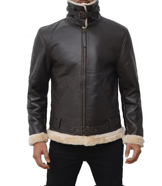 veste en peau de mouton hommes